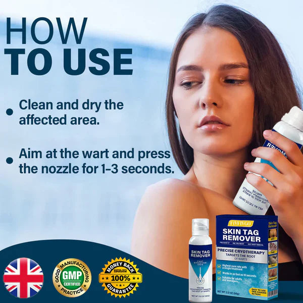 Spray de tratamento criogênico