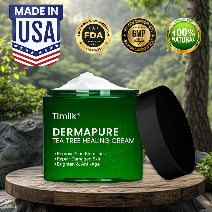 Timilk® 🥬Creme cicatrizante DermaPure com óleo de melaleuca