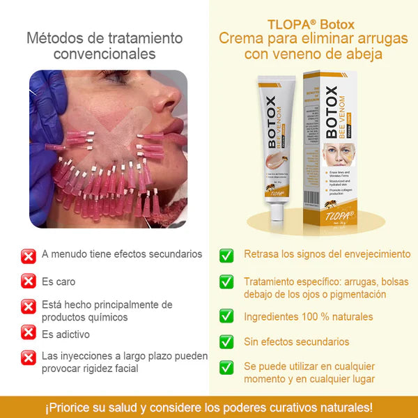 🍀ÚLTIMO DIA 80% DE DESCONTO✨Creme antirrugas Furezero™ Botox com veneno de abelha 🐝